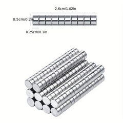 50 Pcs Cat Eye Glue Magnet Nail Art Strong Magnet