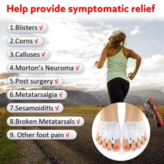 Metatarsal Pads Gel Toe Separator Metatarsal Cushion Toe Separators