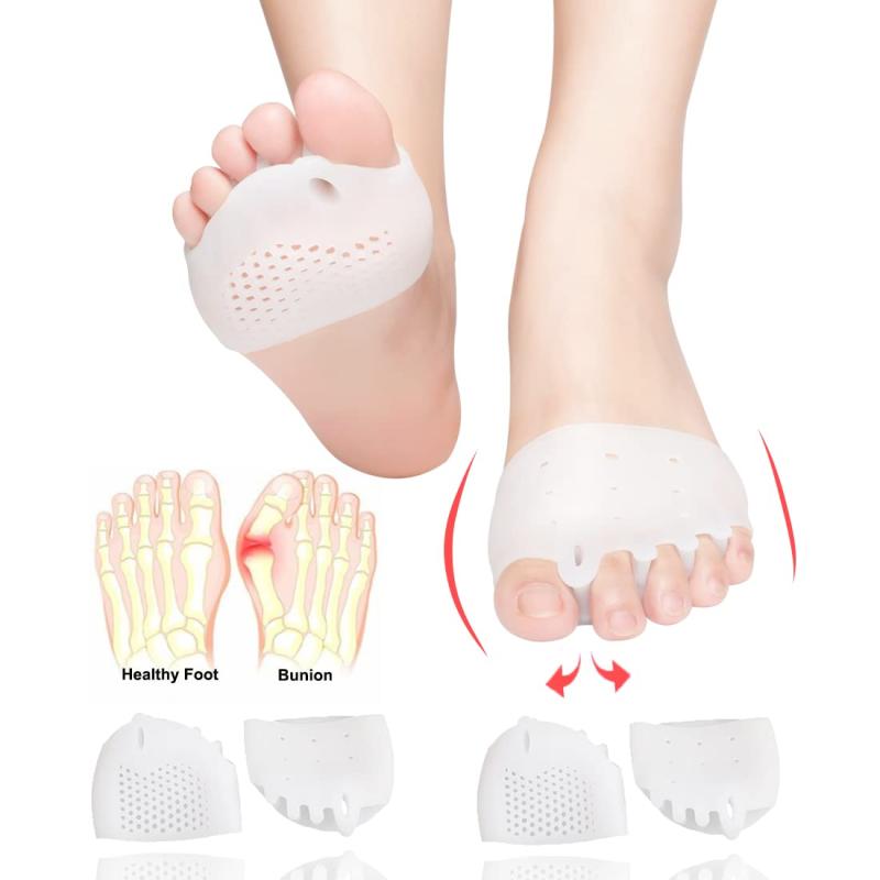 Metatarsal Pads Gel Toe Separator Metatarsal Cushion Toe Separators