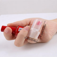 10Pcs Transparent Nail Polish Protection Clips