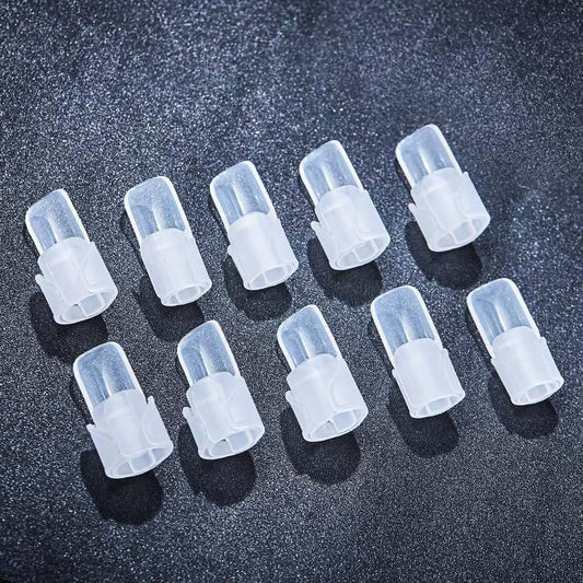 10Pcs Transparent Nail Polish Protection Clips