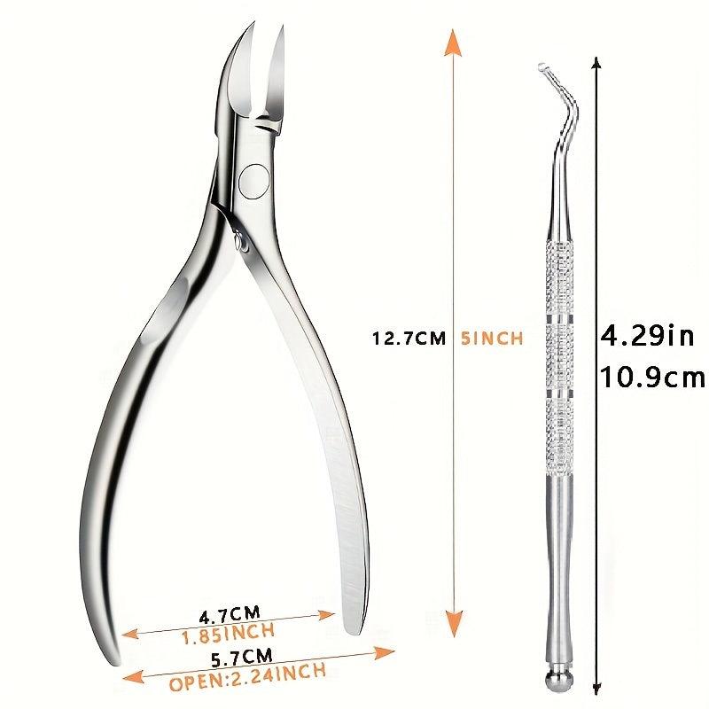 Professional Thick Toe Nail Clippers for Men & Seniors Pedicure Clippers