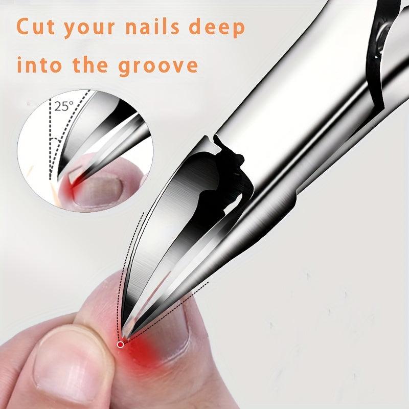 Professional Thick Toe Nail Clippers for Men & Seniors Pedicure Clippers