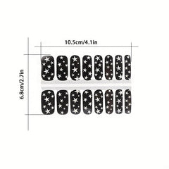 Print Nail Sticker Self adhesive Full Coverage Waterproof Nail Art Decorations