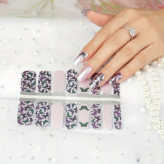 Print Nail Sticker Self adhesive Full Coverage Waterproof Nail Art Decorations