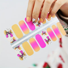 Print Nail Sticker Self adhesive Full Coverage Waterproof Nail Art Decorations