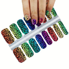 Print Nail Sticker Self adhesive Full Coverage Waterproof Nail Art Decorations