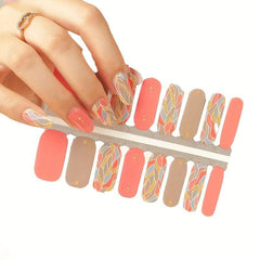 Print Nail Sticker Self adhesive Full Coverage Waterproof Nail Art Decorations