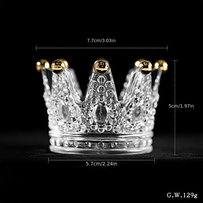 2 in 1 Nail Pen Holder & Art Dish Glass Bowl DIY Manicure Tool
