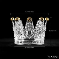 2 in 1 Nail Pen Holder & Art Dish Glass Bowl DIY Manicure Tool