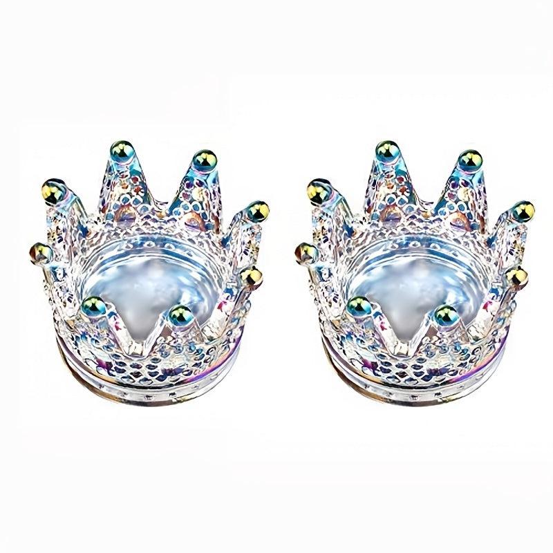 2 in 1 Nail Pen Holder & Art Dish Glass Bowl DIY Manicure Tool