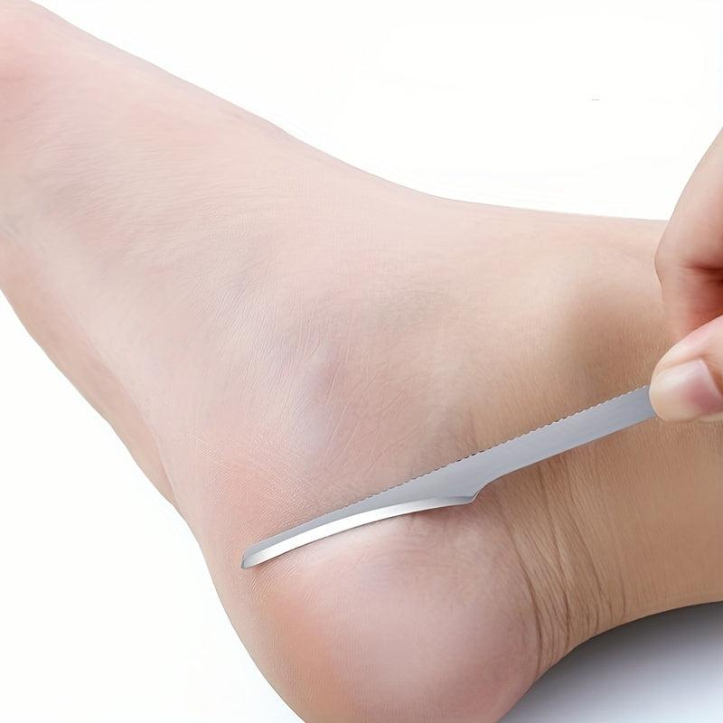 2Pcs Stainless Steel Foot Scrubber Dead Skin Remover