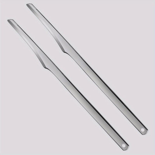 2Pcs Stainless Steel Foot Scrubber Dead Skin Remover