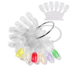 60 pcs False Nail Display Tips for Nail Art Practice
