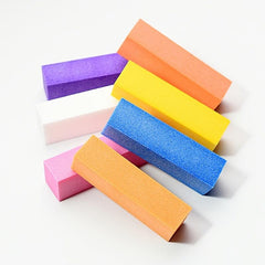 10 Pcs Nail Buffer Block 4 Side Sponge Buffing Files Polishing Manicure Tools