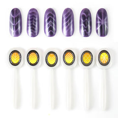6 pcs Cat Eye Gel Polish Nails Art Manicure Magnetic Stick