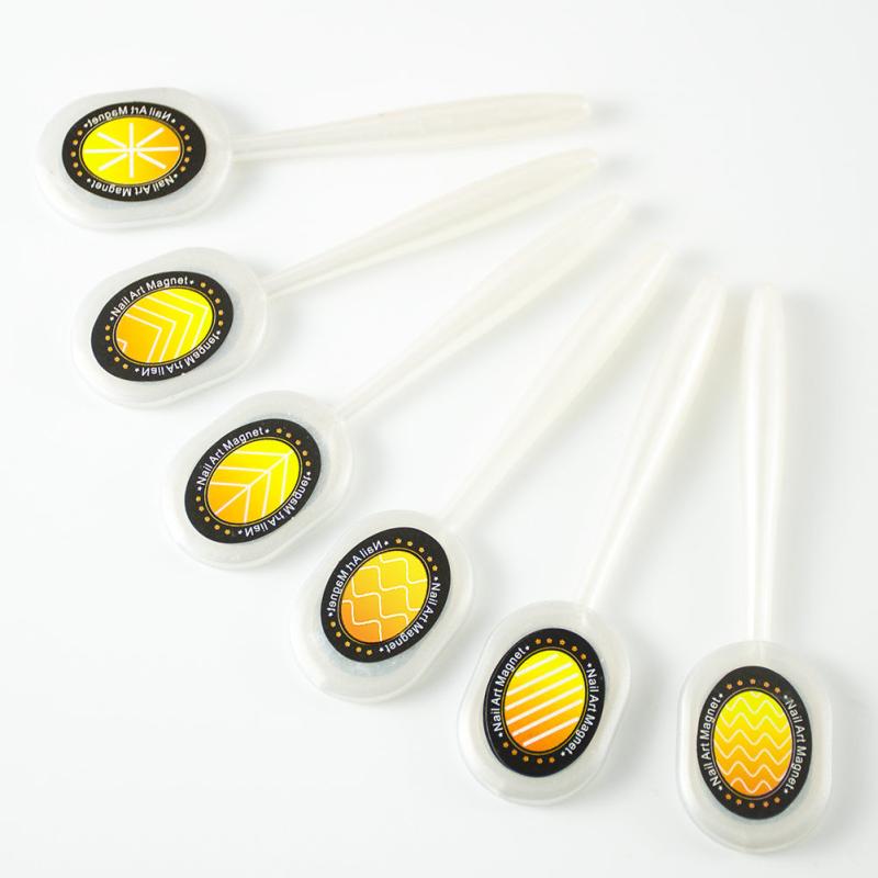 6 pcs Cat Eye Gel Polish Nails Art Manicure Magnetic Stick