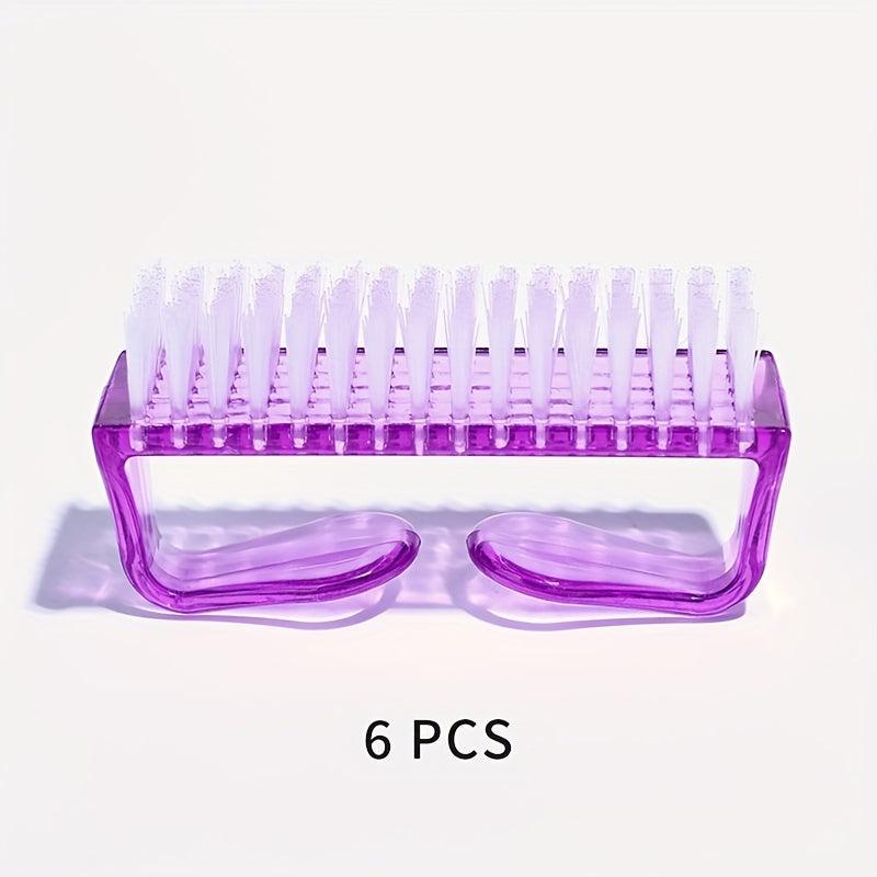 6pcs Nail Dust Clean Brush Manicure Tool