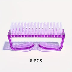 6pcs Nail Dust Clean Brush Manicure Tool