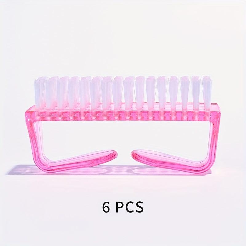 6pcs Nail Dust Clean Brush Manicure Tool