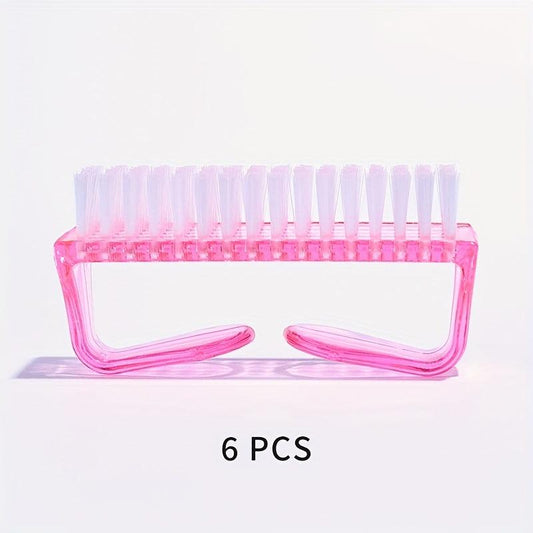 6pcs Nail Dust Clean Brush Manicure Tool