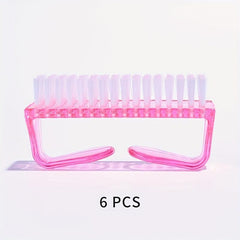 6pcs Nail Dust Clean Brush Manicure Tool