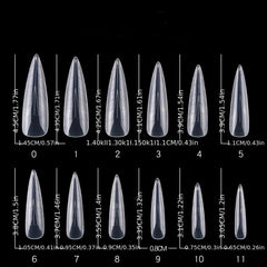 120 PCS Dual System Nail Form Molds Clear Gel Tools