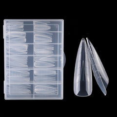 120 PCS Dual System Nail Form Molds Clear Gel Tools