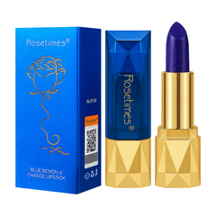 Temperature Changing Lipstick Purple to Rose Pink Waterproof Long Lasting