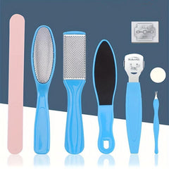 8-Pack Colossal Stainless Steel Foot File - Callus Remover for Smooth Skin