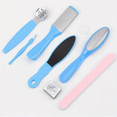 8-Pack Colossal Stainless Steel Foot File - Callus Remover for Smooth Skin