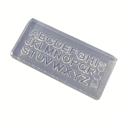 3D Letters Nail Art Silicone Molds Mini Alphabet Nail Molds A Letter Resin Molds