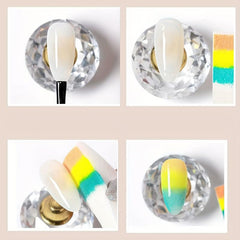 8pcs Gradient Nails Soft Sponges for Nail Art Tools