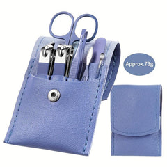 7 Pcs Stainless Manicure Set Nail Cutter Scissor Cuticle Nipper Pedicure Tools