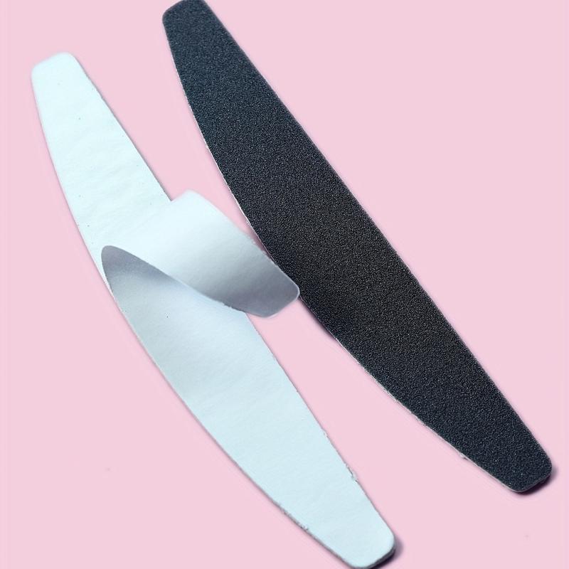 Nail Polishing Tool Set Stainless Steel Sheet with 10 Sandpaper Patches