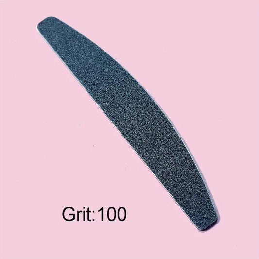 Nail Polishing Tool Set Stainless Steel Sheet with 10 Sandpaper Patches