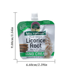 6pcs Licorice Root Moisturizing Hand Creams for Dry Skin