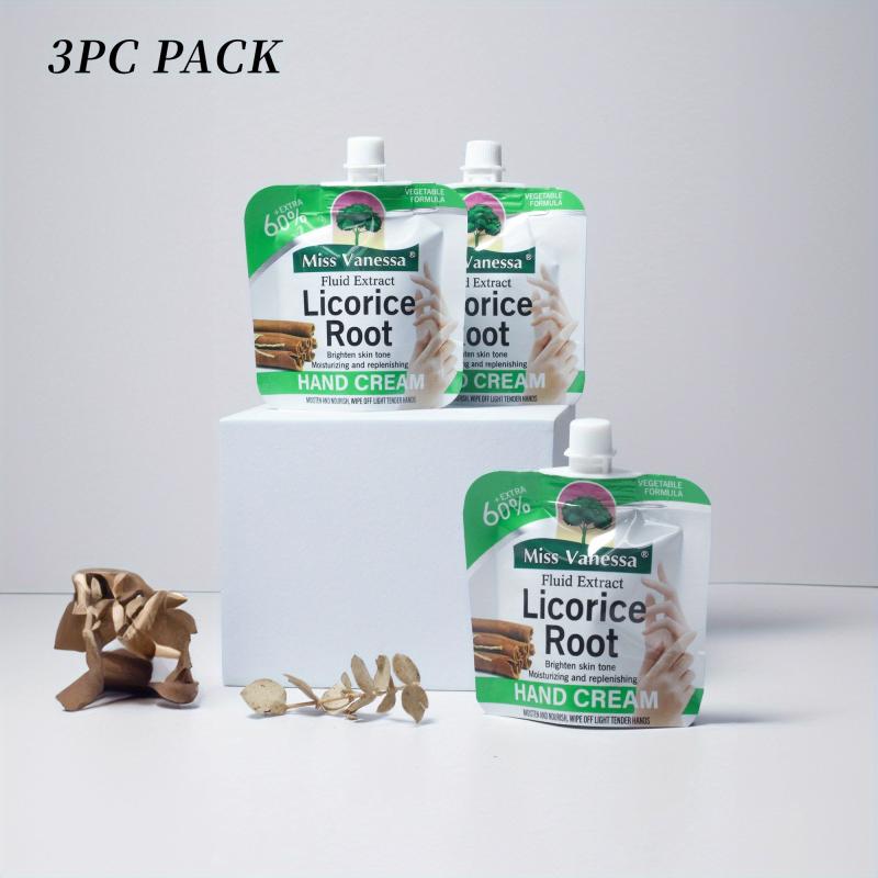 6pcs Licorice Root Moisturizing Hand Creams for Dry Skin