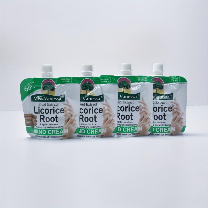 6pcs Licorice Root Moisturizing Hand Creams for Dry Skin