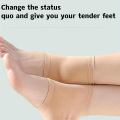 Silicone Heel Moisturizing Cover Anti Cracking Protective - Size 12 8