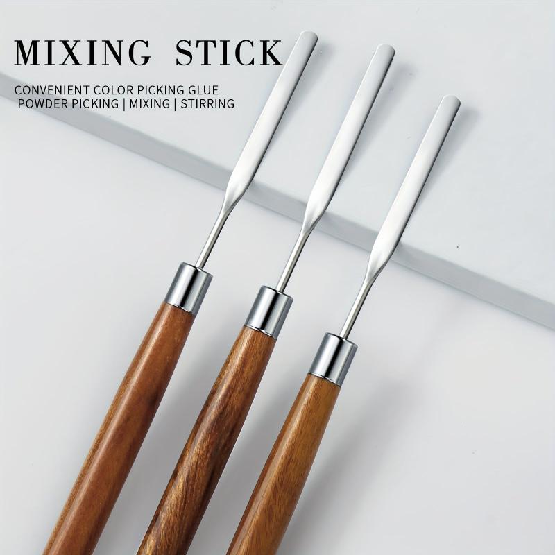 Stainless Steel Nail Art Mixing Spoon Spatula Tool