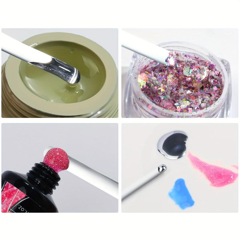 Stainless Steel Nail Art Mixing Spoon Spatula Tool