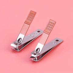 Rose Gold Manicure Set with Nail Clippers, Scissors, and Tweezers