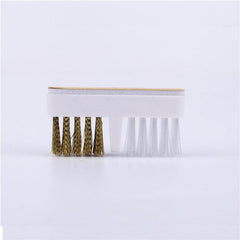 Nail Brush for Cleaning Drill Grinding Head Dual Brush Manicure Tools