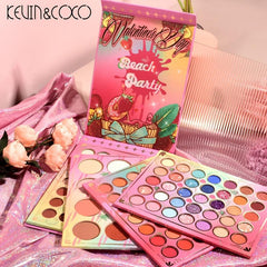 Anime Eyeshadow Plate - 4 Layers Rotating Highlight & Blush