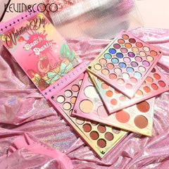 Anime Eyeshadow Plate - 4 Layers Rotating Highlight & Blush