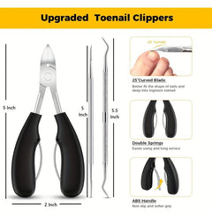 Nail Clippers Set 4 Pcs Toenail Clippers Pliers Ingrown Nails Nail Files