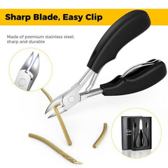 Nail Clippers Set 4 Pcs Toenail Clippers Pliers Ingrown Nails Nail Files