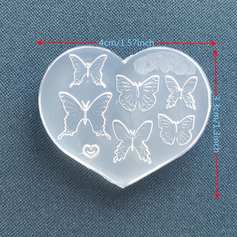 3D Nail Art Silicone Mold Flower Butterfly Cartoon Pattern Nail Casting