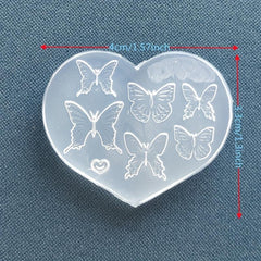 3D Nail Art Silicone Mold Flower Butterfly Cartoon Pattern Nail Casting